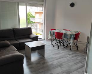 Living room of Flat to rent in  Lleida Capital  with Heating, Parquet flooring and Furnished