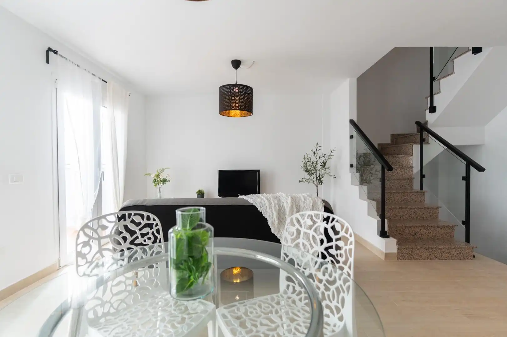 Sala de estar de Casa adosada en venta en San Cristóbal de la Laguna con Jardín privado y Balcón