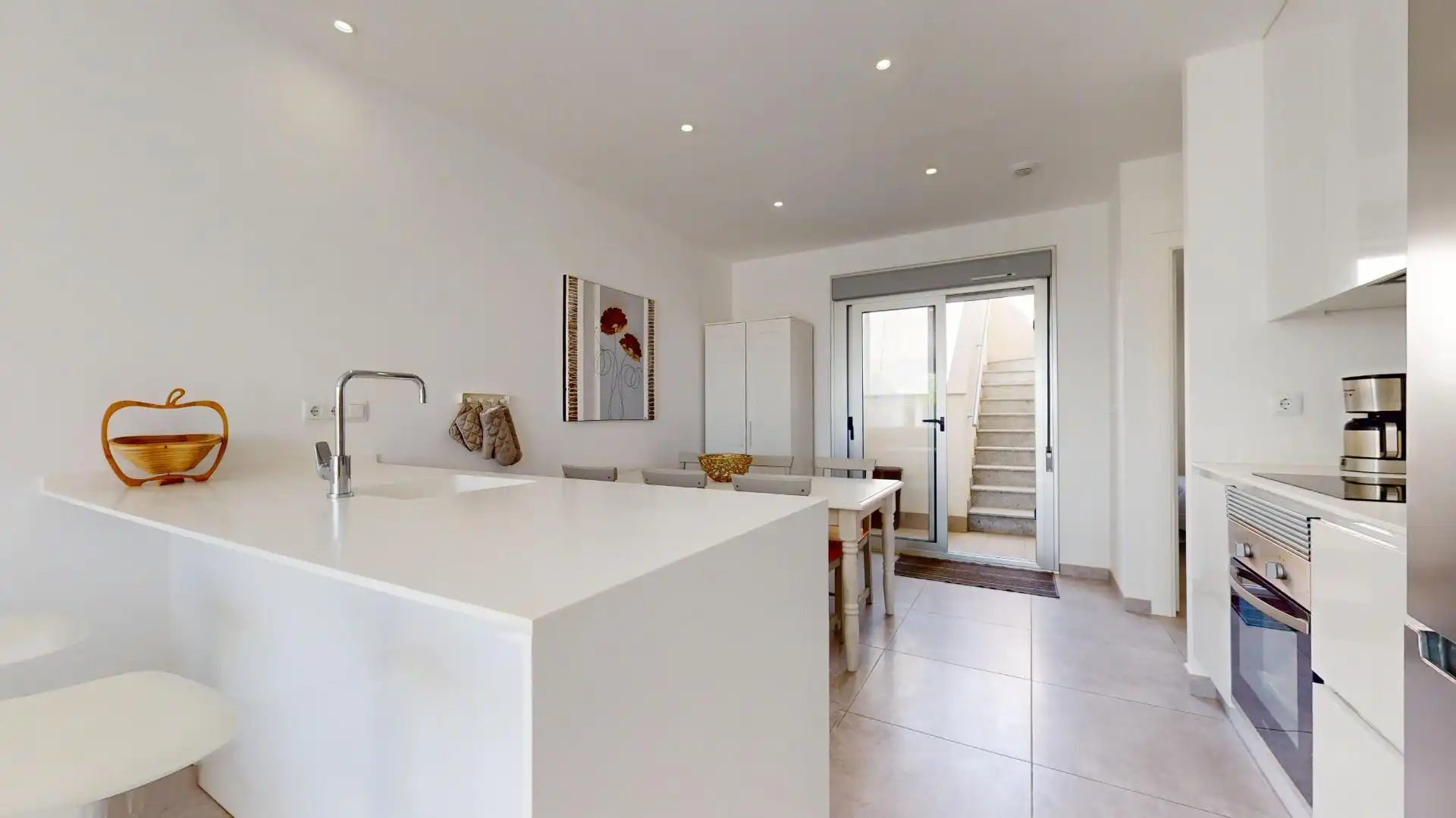 Cocina de Apartamento en venta en Pilar de la Horadada con Jardín privado, Terraza y Balcón