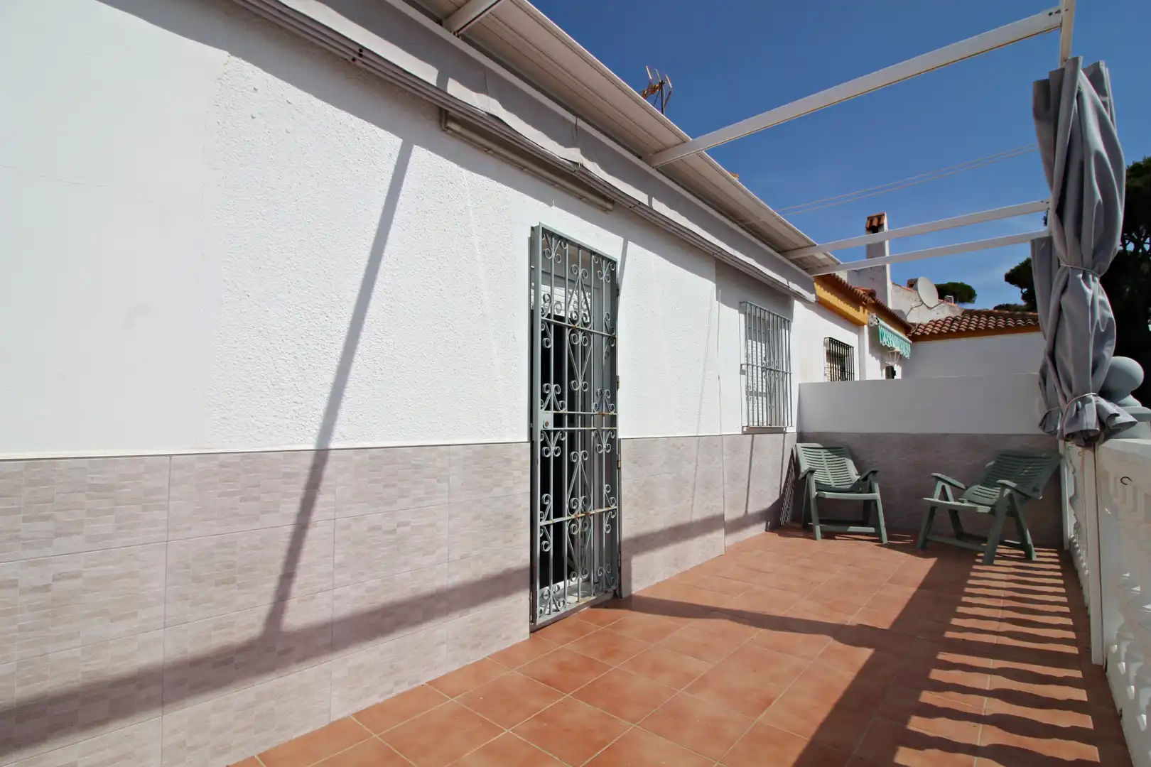 Terrace of Detached homes for sale in Mazagón  with Air Conditioner, Terrace and Storage room