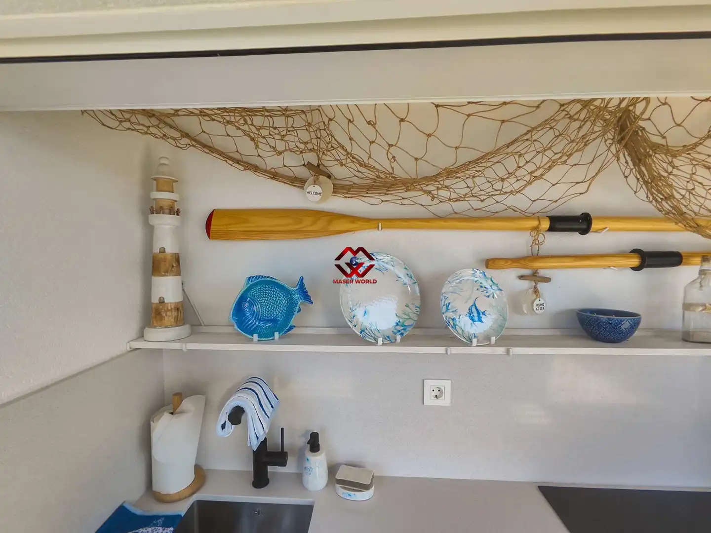 Cuina de Casa o xalet en venda en San Javier amb Aire condicionat, Calefacció i Jardí privat