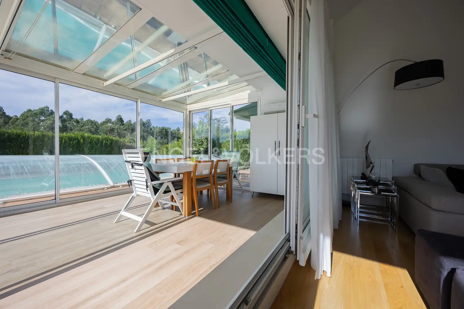 Terraza de Casa adosada en venta en Larrabetzu con Aire acondicionado, Calefacción y Jardín privado