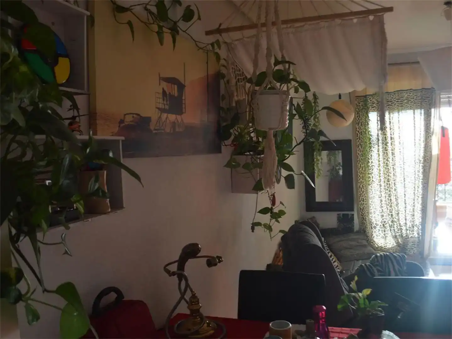 Wohnzimmer von Wohnungen zur Miete in Cartagena mit Klimaanlage, Schwimmbad und Balkon