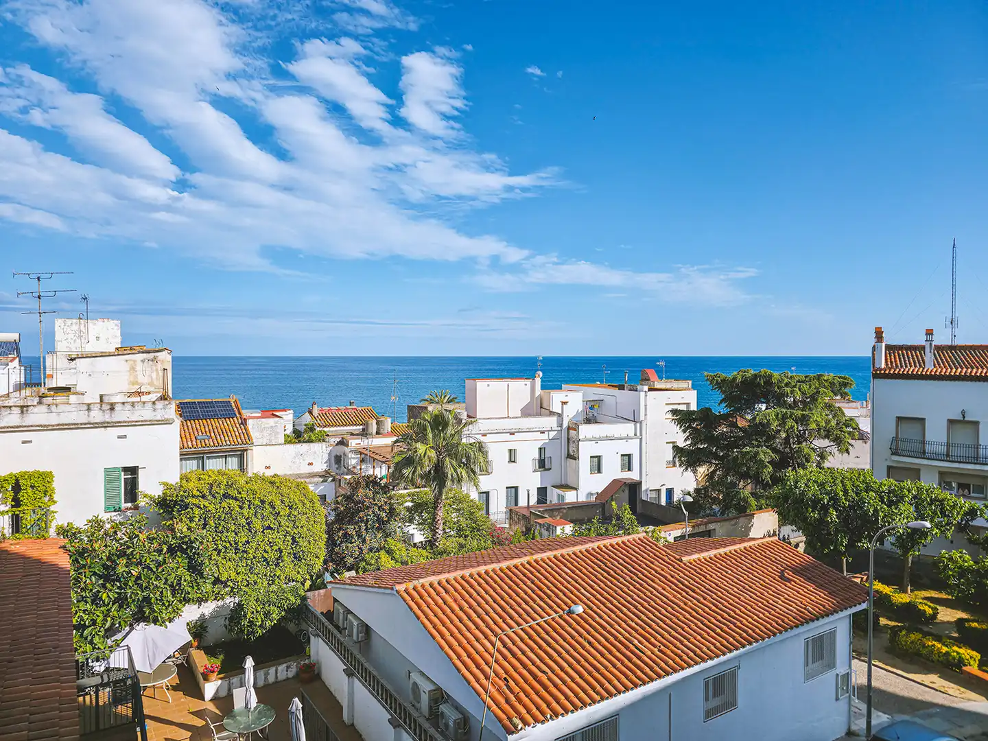 Vista exterior de Pis de lloguer en Sant Pol de Mar amb Terrassa, Moblat i Forn