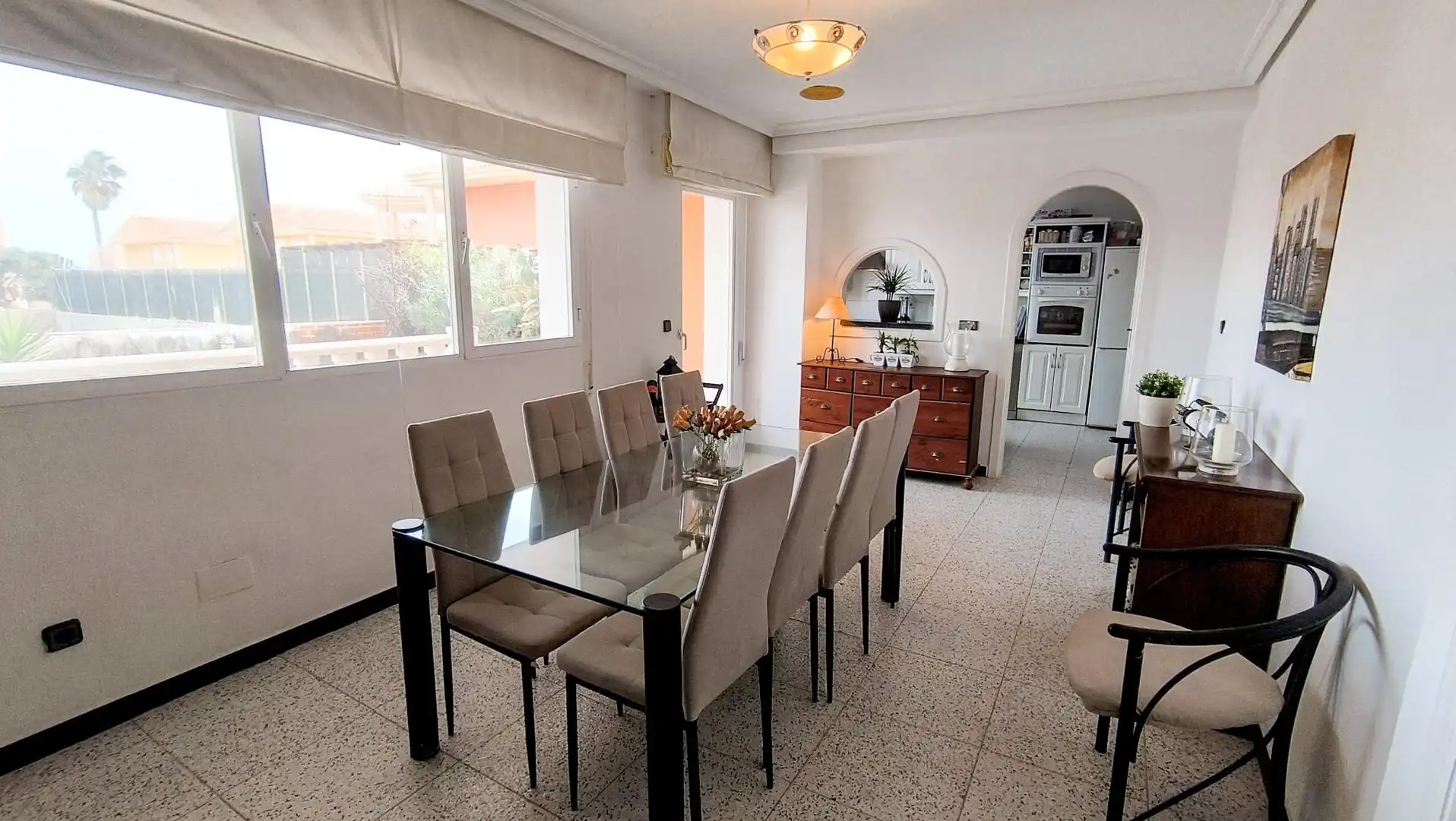 Esszimmer von Einfamilien-Reihenhaus zum Verkauf in La Manga del Mar Menor mit Terrasse