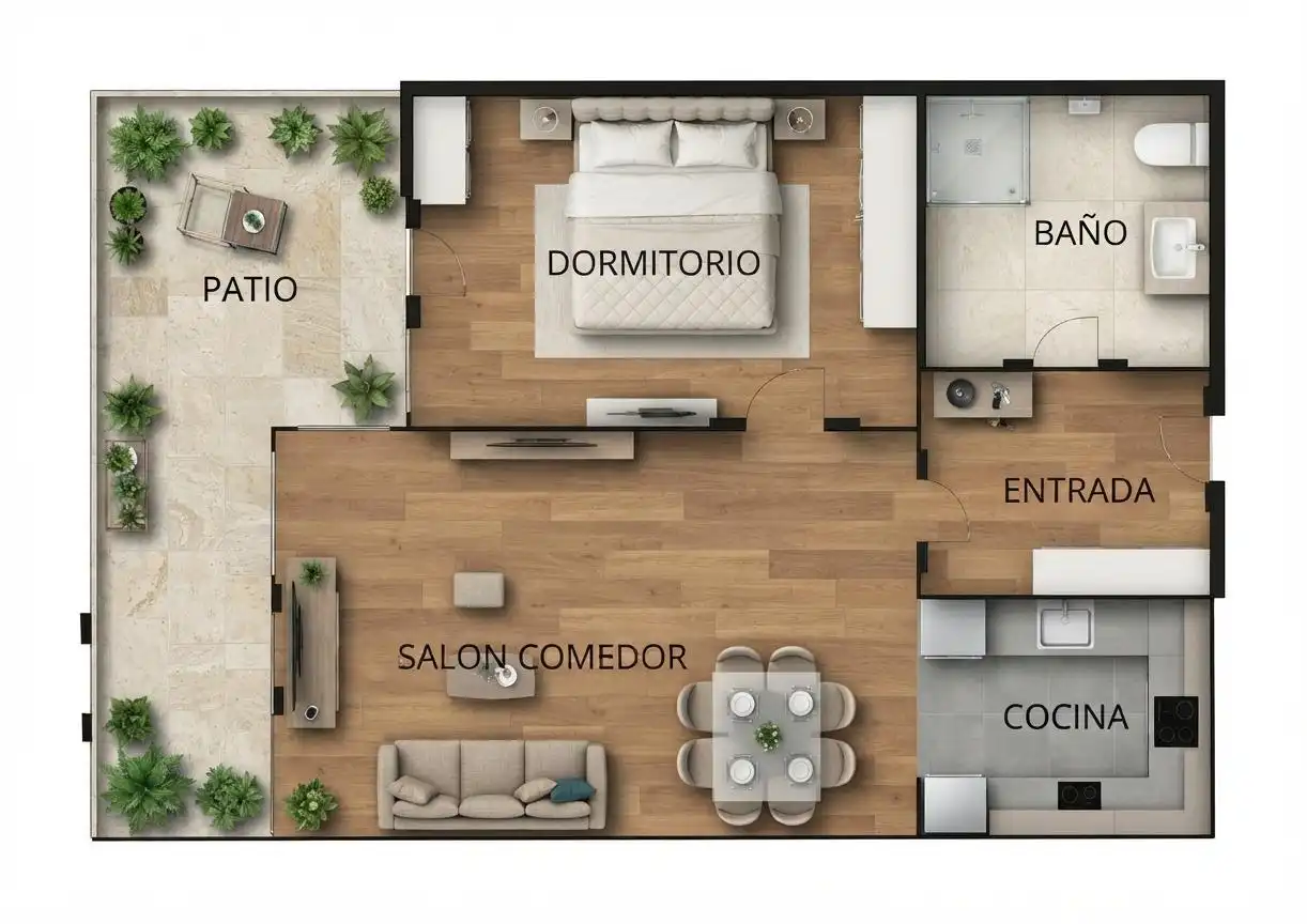 Planta baja en venta en Roquetas de Mar con Amueblado y Piscina comunitaria