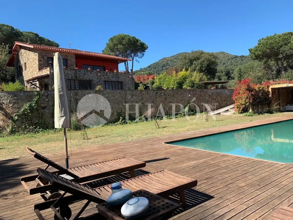 Jardí de Casa o xalet en venda en Vallromanes amb Calefacció, Jardí privat i Terrassa