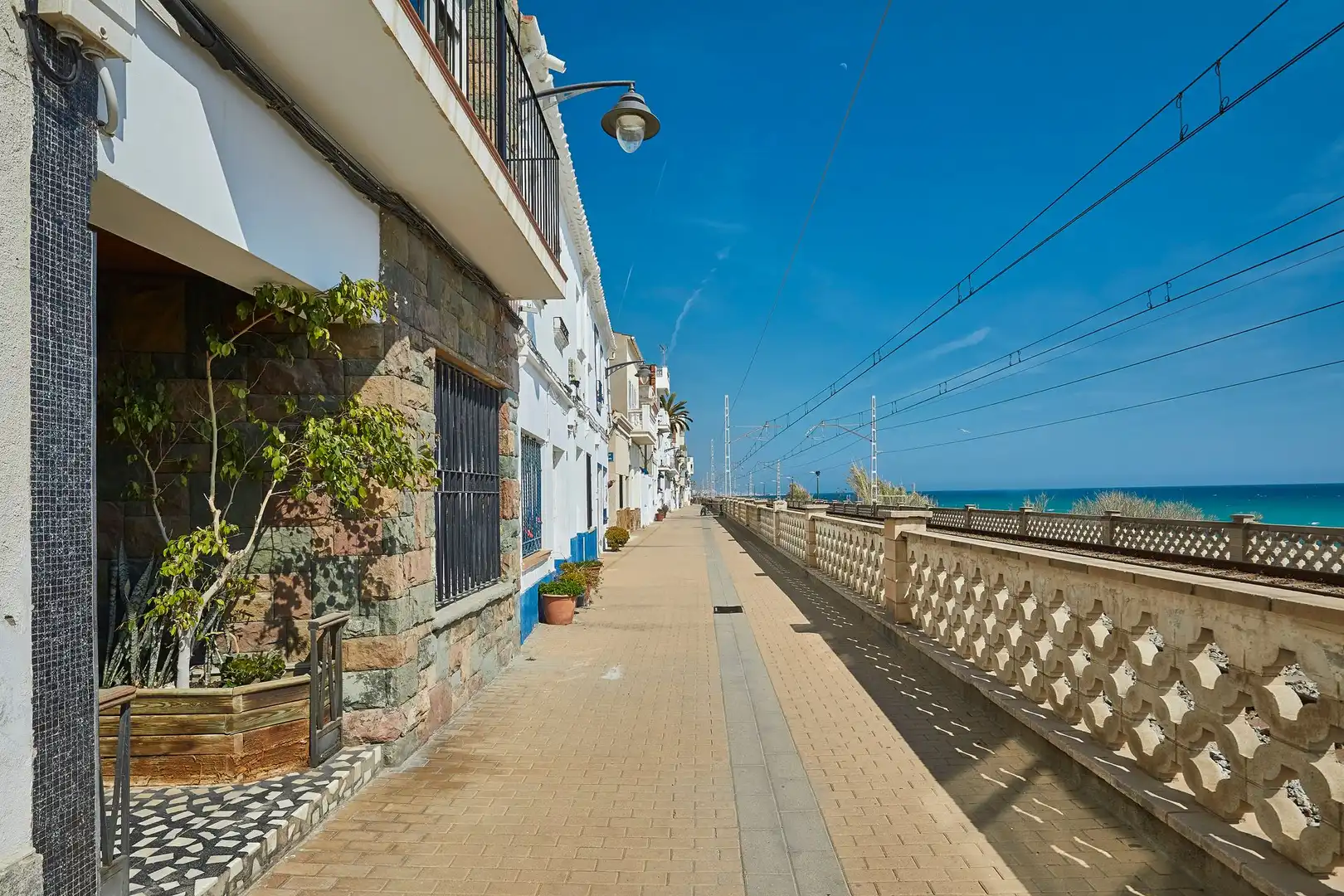 Exterior view of Detached homes for sale in Montgat  with Heating, Terrace and Storage room