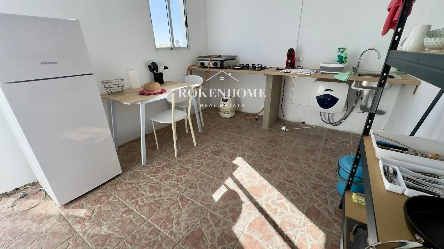 Cocina de Casa adosada en venta en Santiago del Teide con Aire acondicionado, Terraza y Trastero
