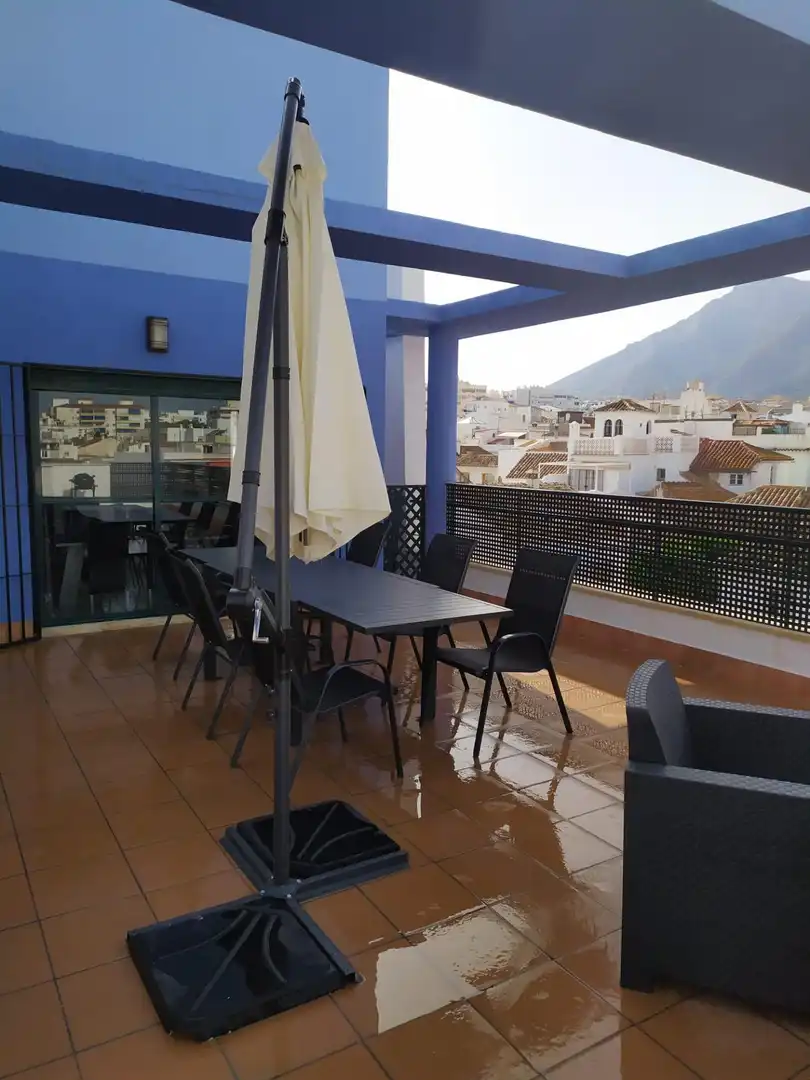 Terrasse von Dachboden zur Miete in Marbella
