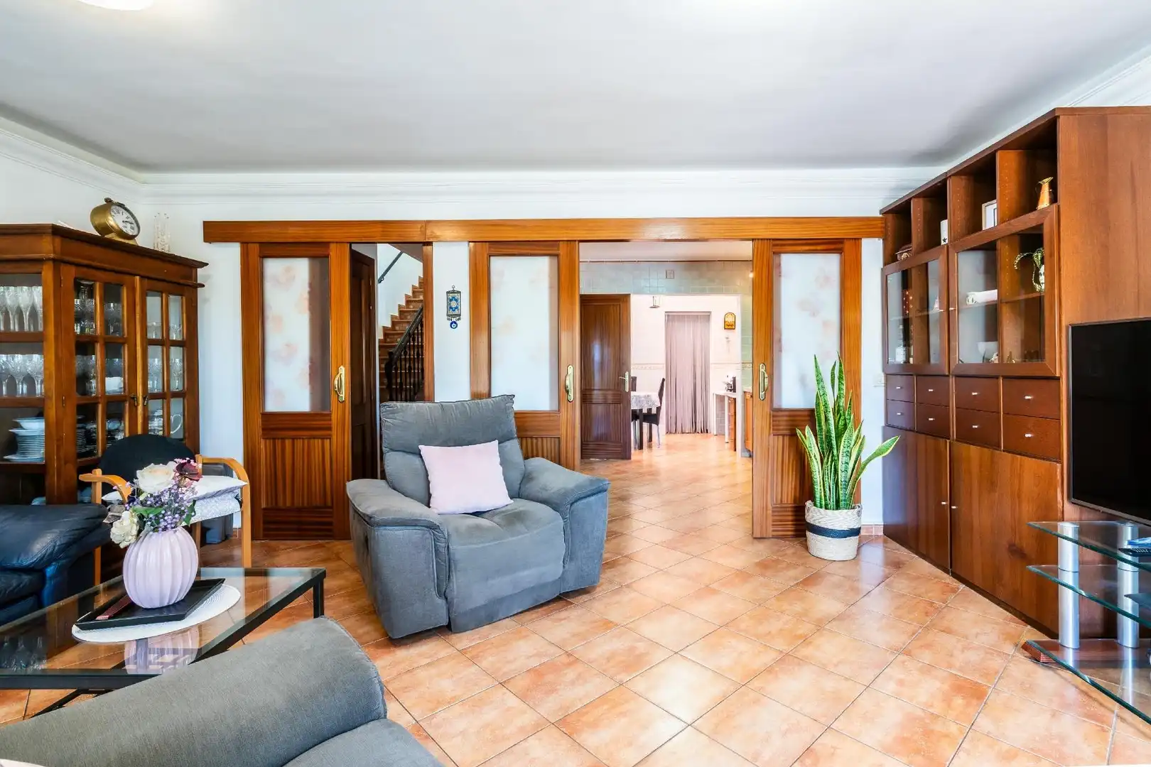 Sala d'estar de Casa adosada en venda en Adeje amb Terrassa i Balcó