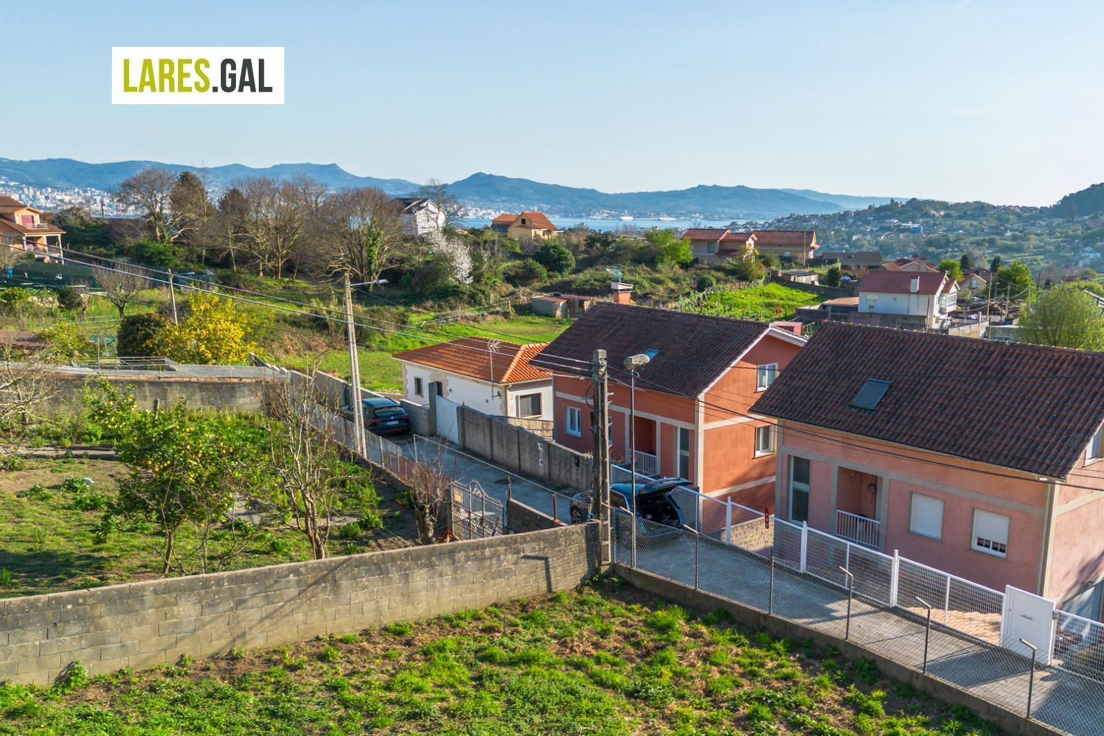 Vista exterior de Terreno en venta en Moaña