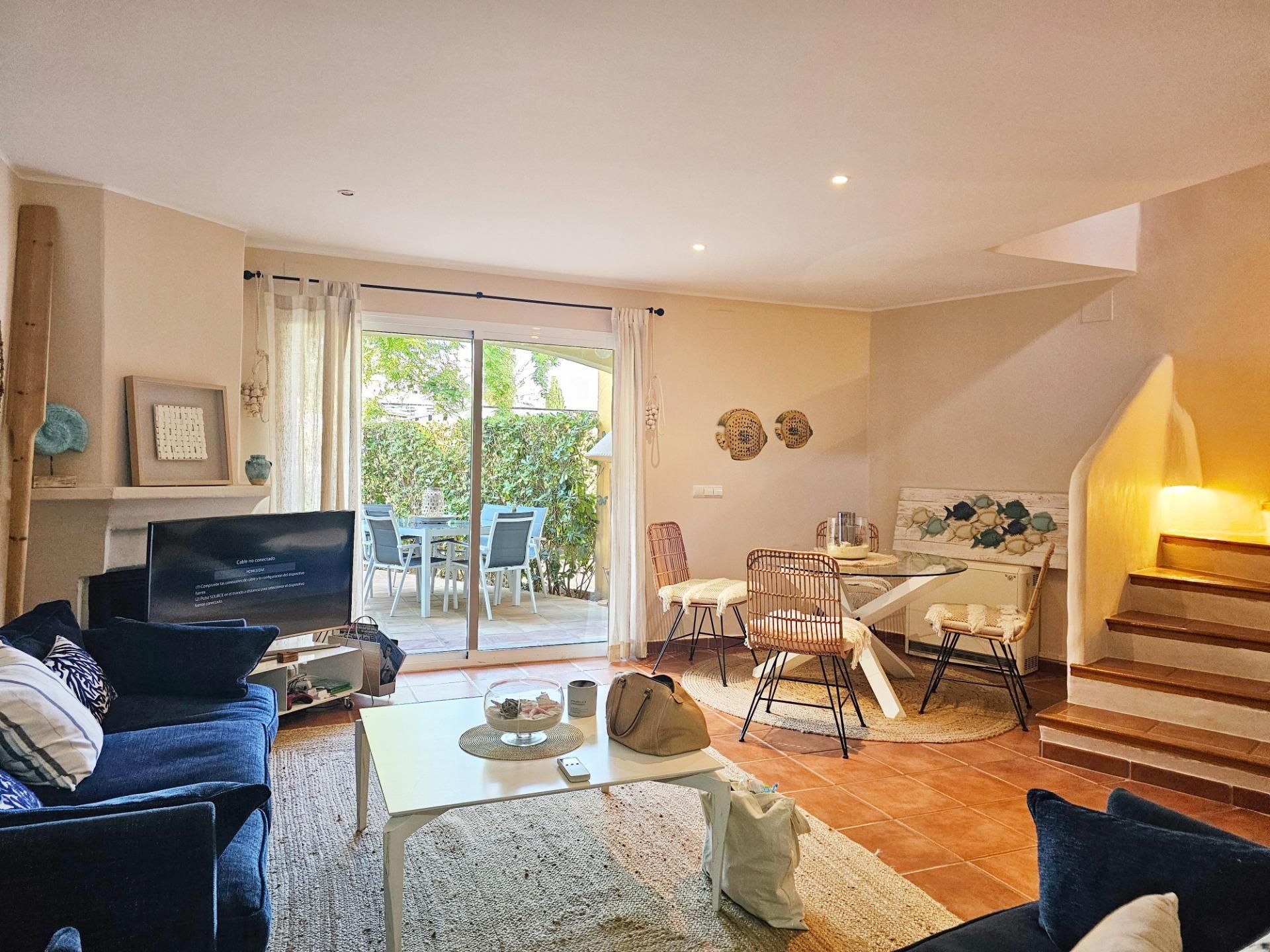 Living room of Single-family semi-detached for sale in Dénia  with Air Conditioner, Heating and Private garden