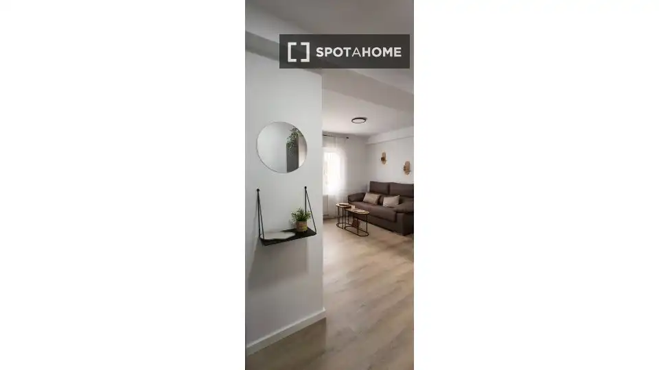 Habitación de Apartamento para compartir en Zaragoza con Aire acondicionado, Terraza y Amueblado