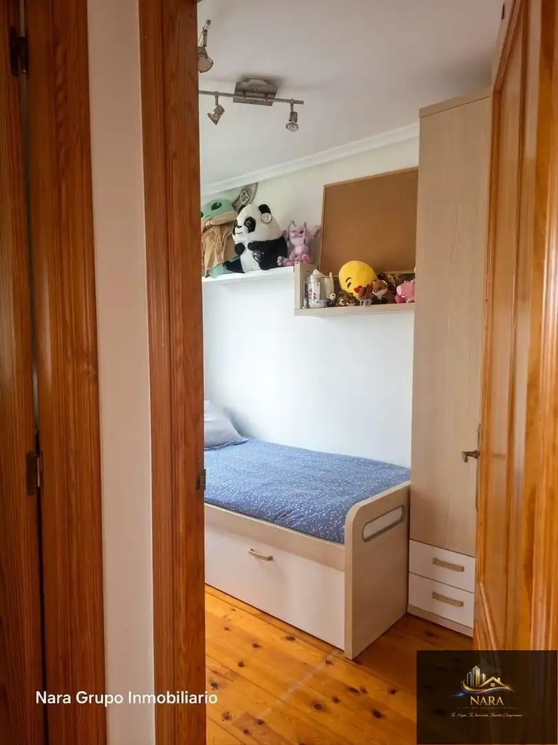 Schlafzimmer von Wohnung zum Verkauf in Santander mit Heizung, Privatgarten und Parkett