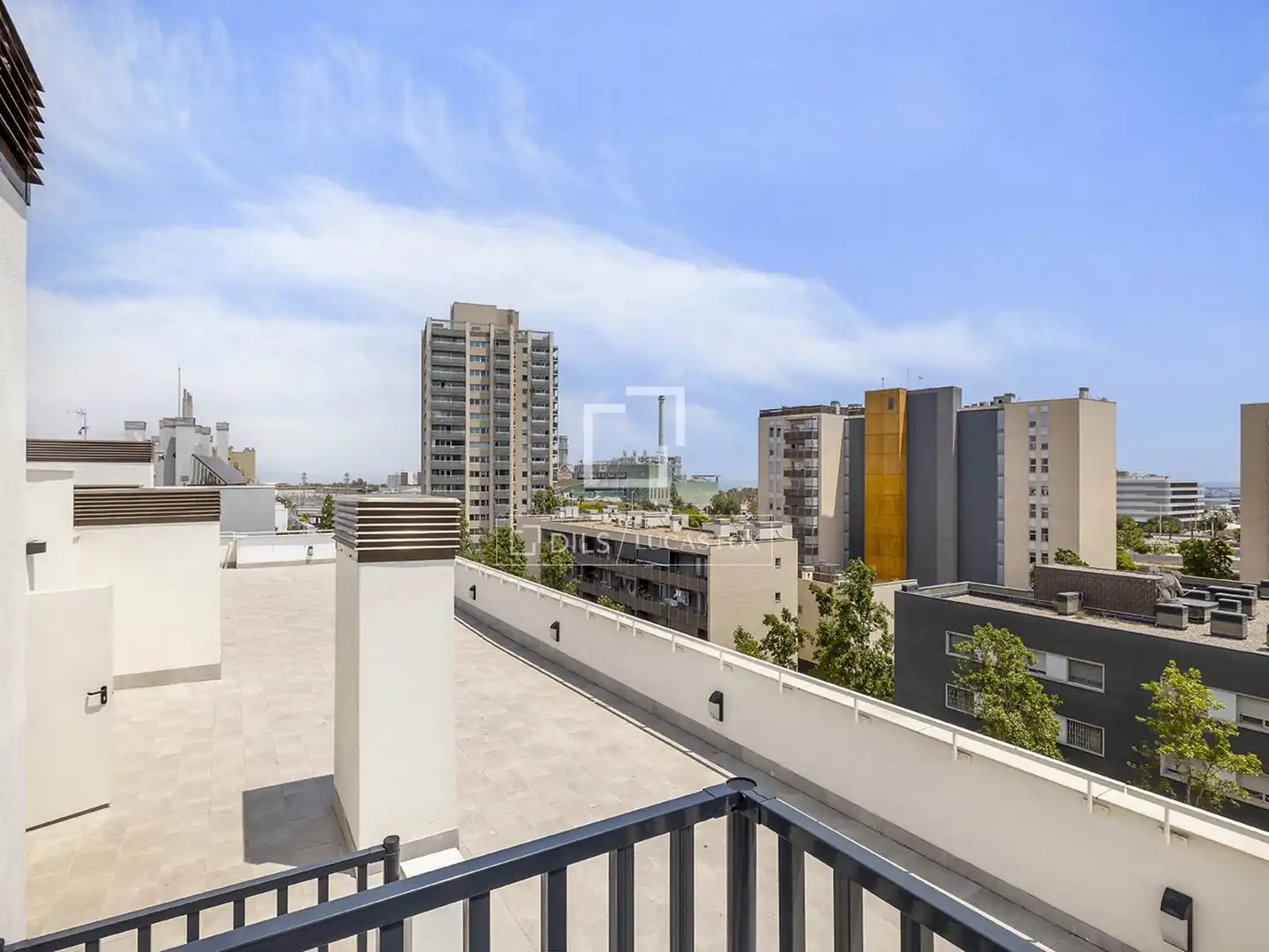 Terrasse von Wohnung zur Miete in Sant Adrià de Besòs mit Klimaanlage, Heizung und Terrasse