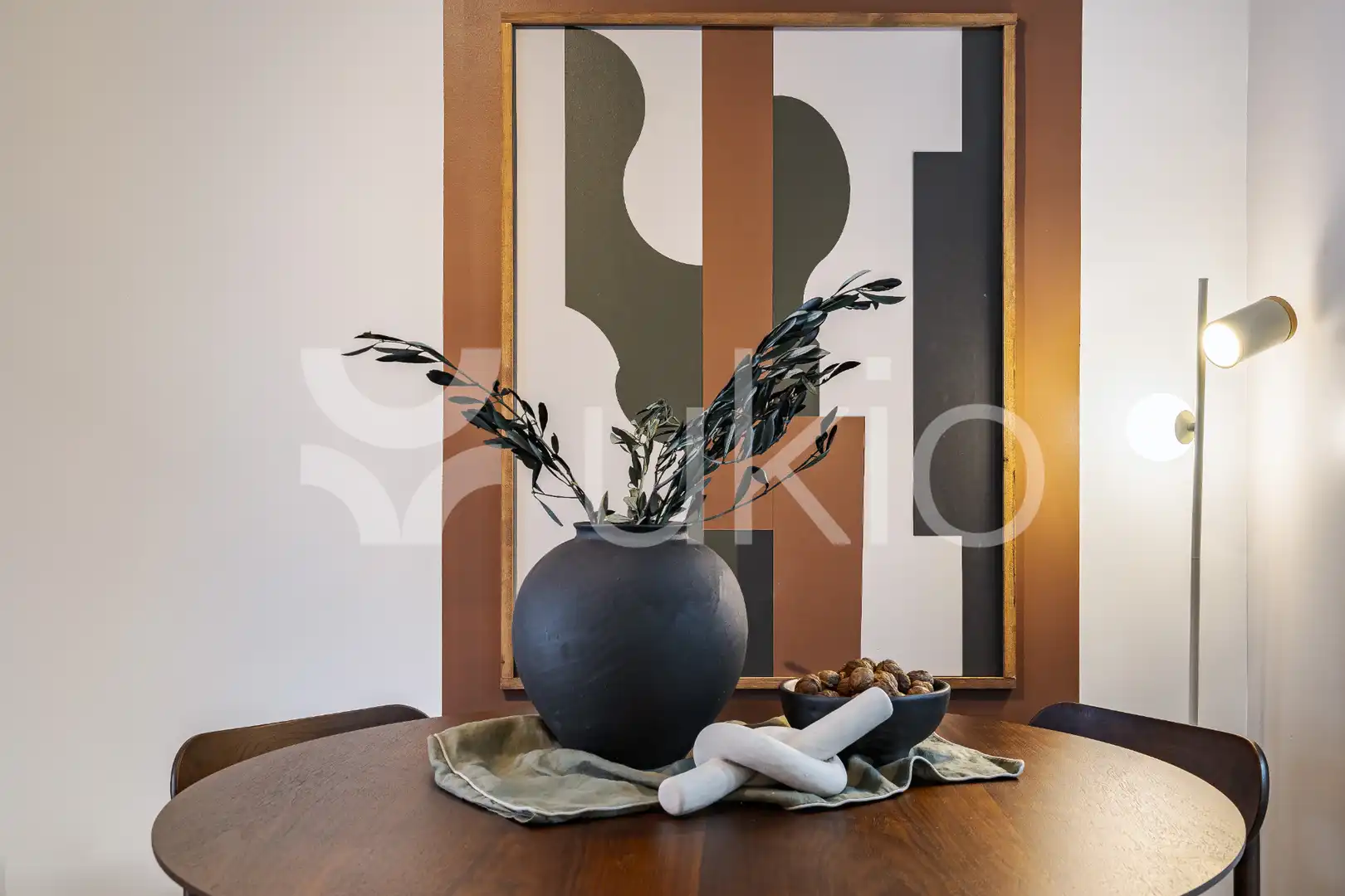 Dining room of Apartments for rent in Madrid  with Air Conditioner, Heating and Furnished