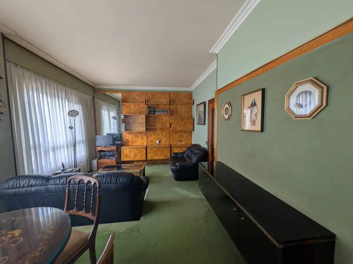 Sala de estar de Piso en venta en Bilbao  con Calefacción y Amueblado