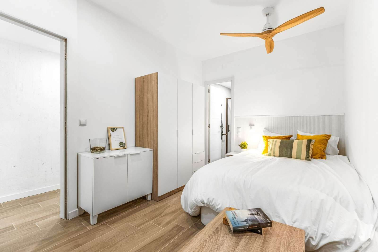 Bedroom of Flat to share in  Murcia Capital  with Air Conditioner and Terrace