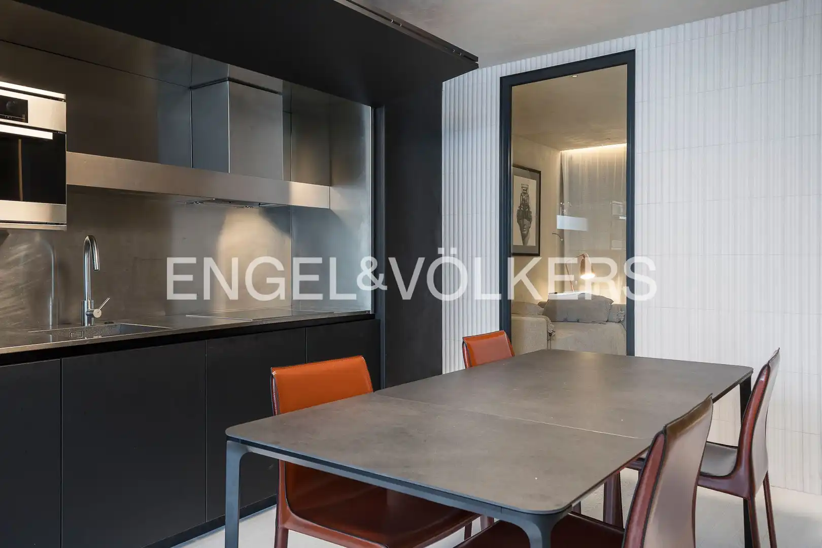 Esszimmer von Wohnung zur Miete in Barcelona mit Klimaanlage, Heizung und Parkett