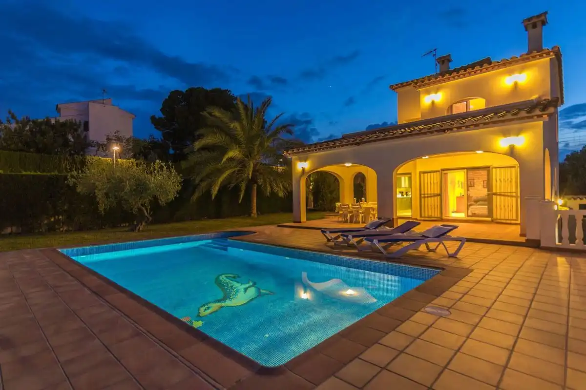 Piscina de Casa o chalet en venta en L'Ampolla con Aire acondicionado, Jardín privado y Terraza