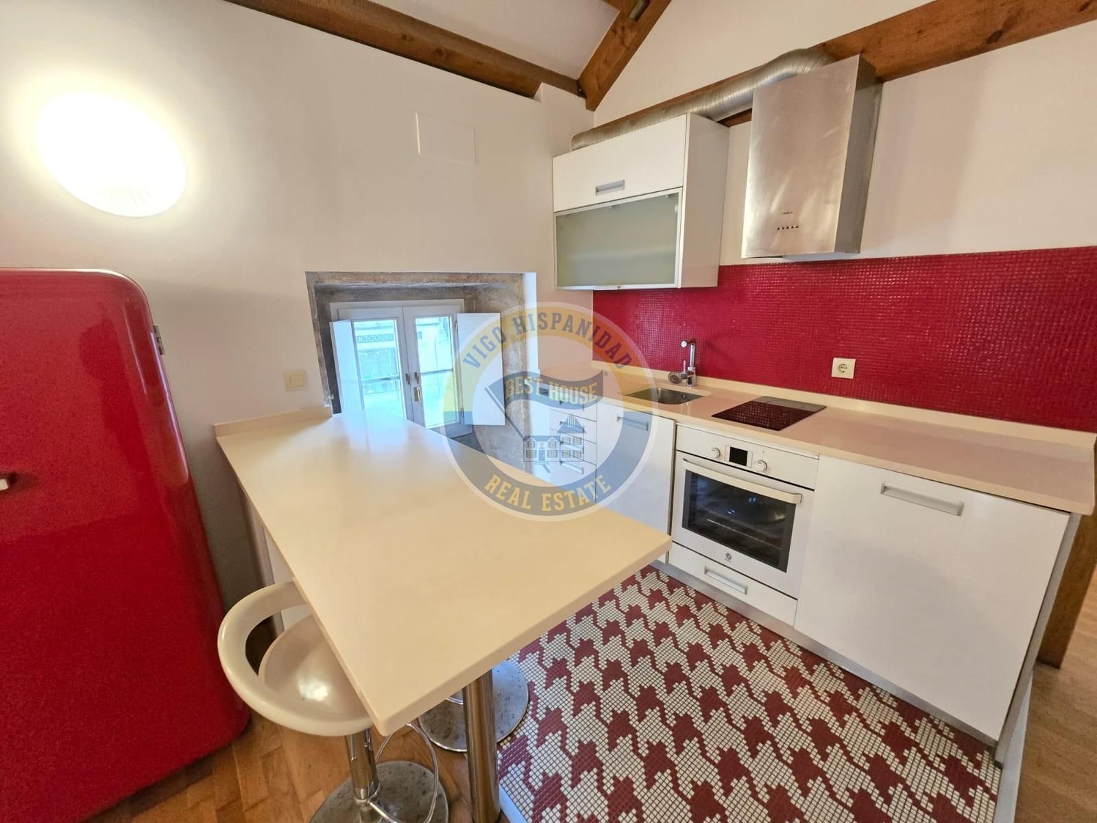 Kitchen of Apartment for rent in Vigo 