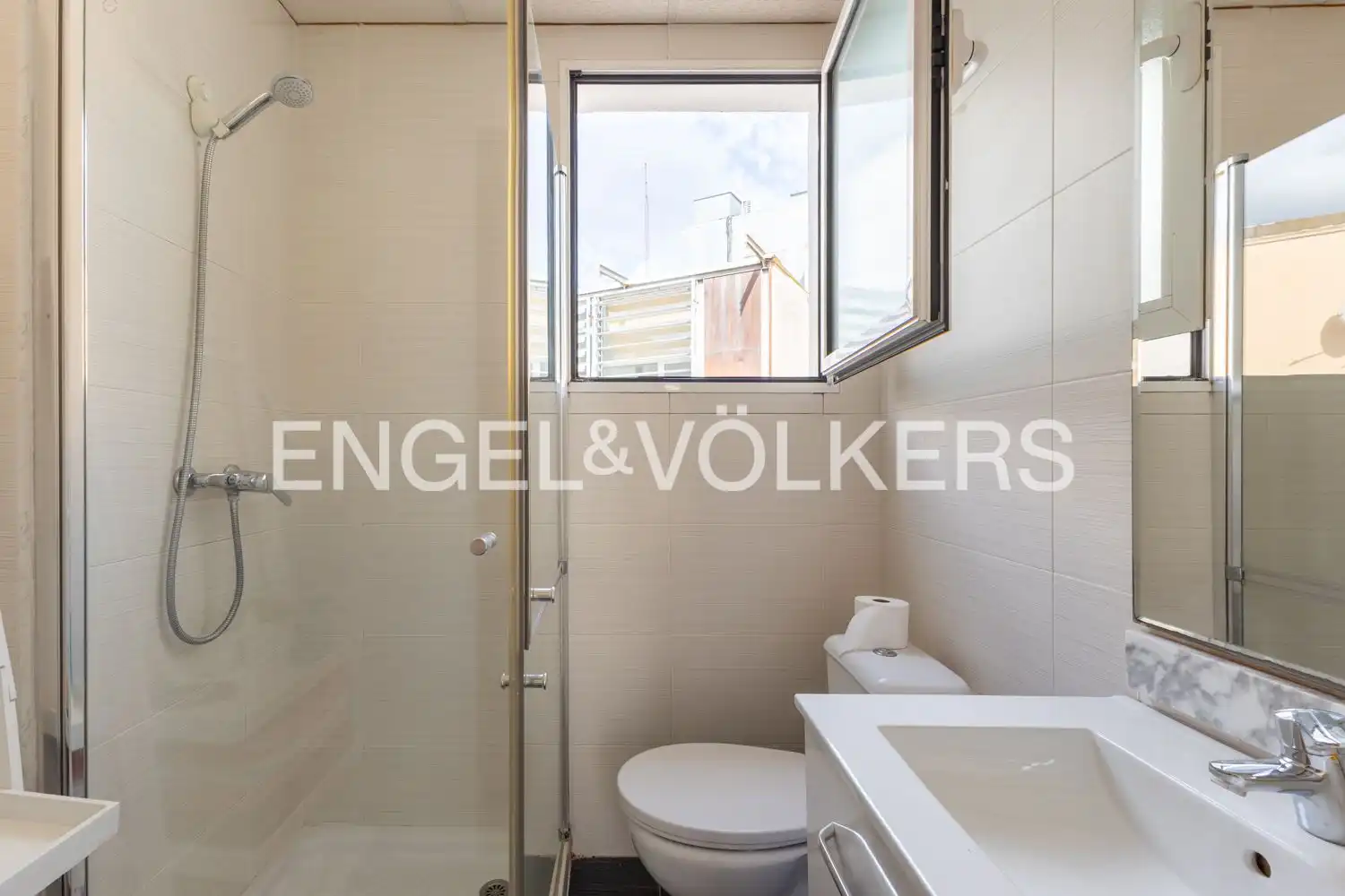 Balcony of Flat for rent in Valencia  with Air Conditioner, Heating and Terrace