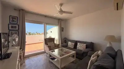 Sala d'estar de Àtic en venda en Mijas amb Aire condicionat, Calefacció i Terrassa