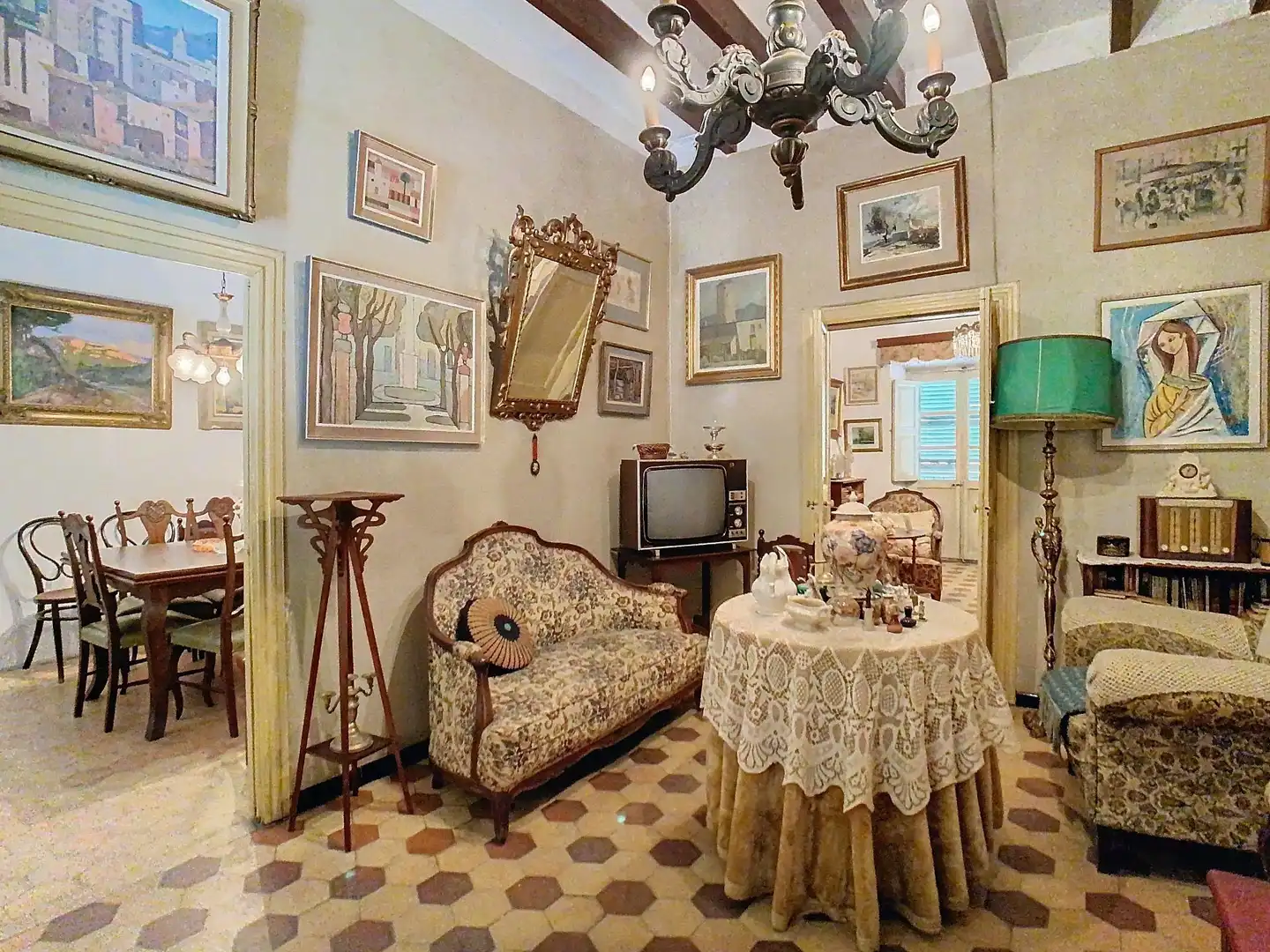 Living room of Houses for sale in Manacor  with Heating, Private garden and Terrace