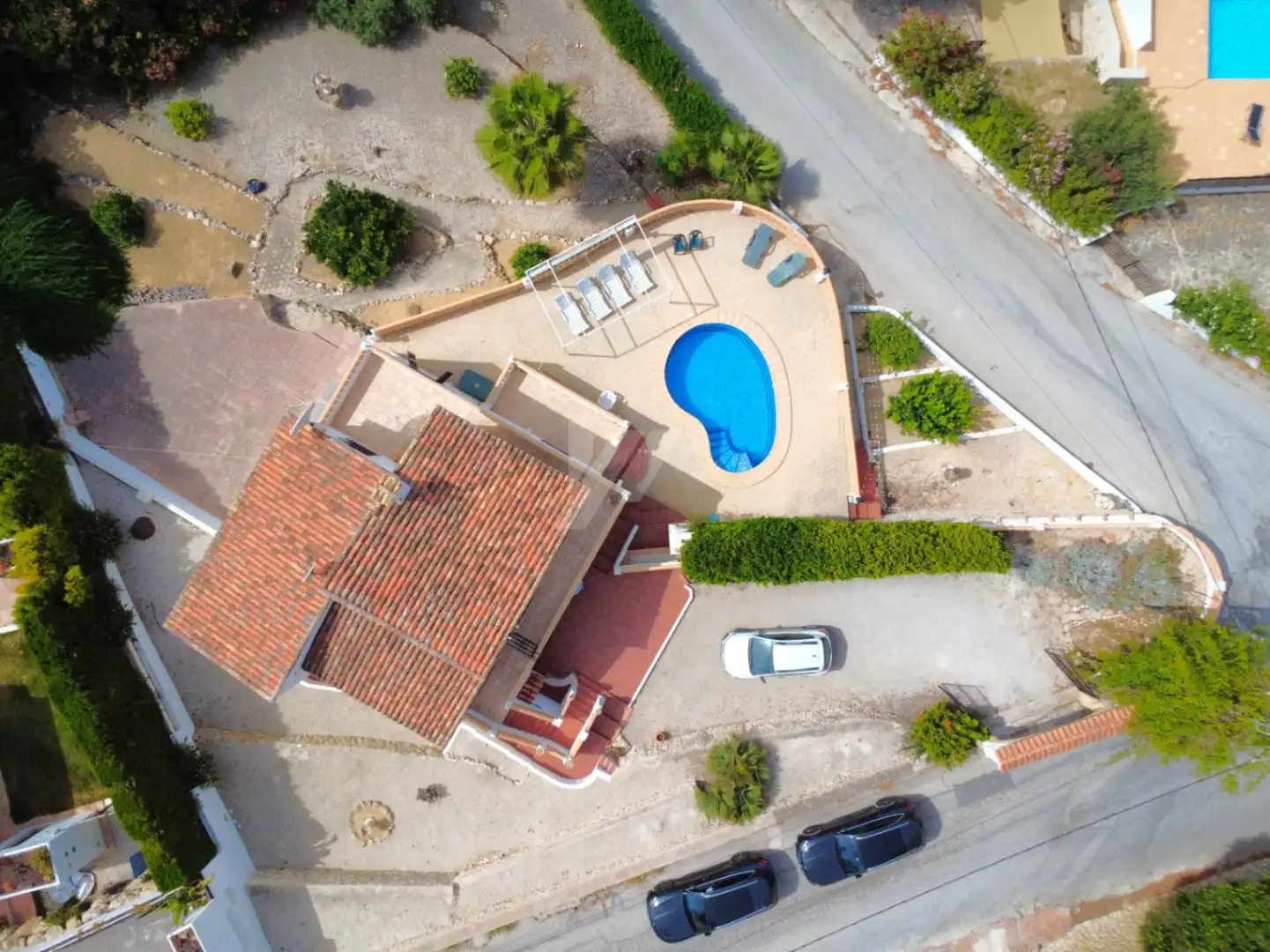 Vista exterior de Casa o chalet en venta en Moraira con Calefacción, Jardín privado y Terraza