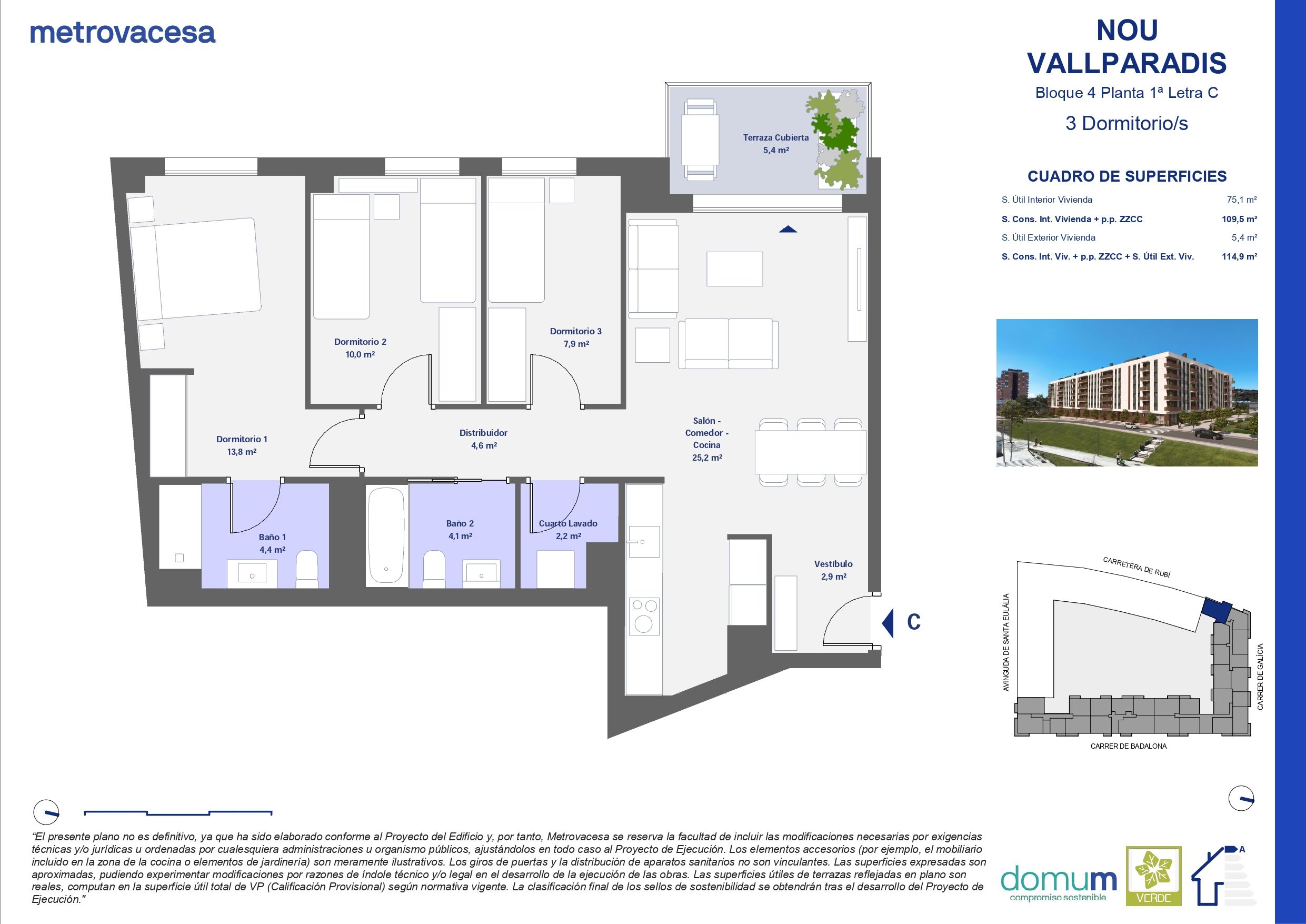 Pis en venda en Terrassa amb Aire condicionat, Calefacció i Jardí privat