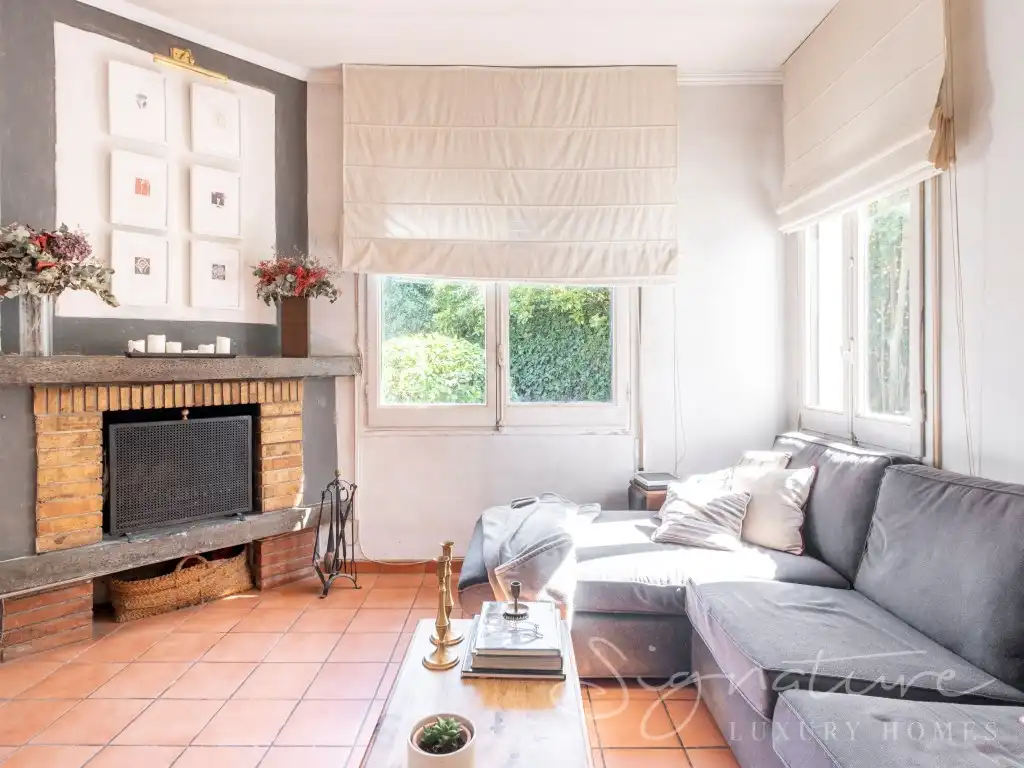 Living room of Houses for sale in Sant Cugat del Vallès