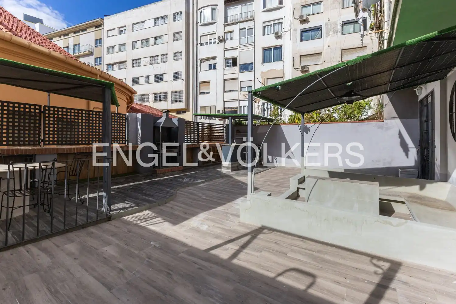 Terrace of Flat for rent in Valencia  with Air Conditioner, Heating and Terrace