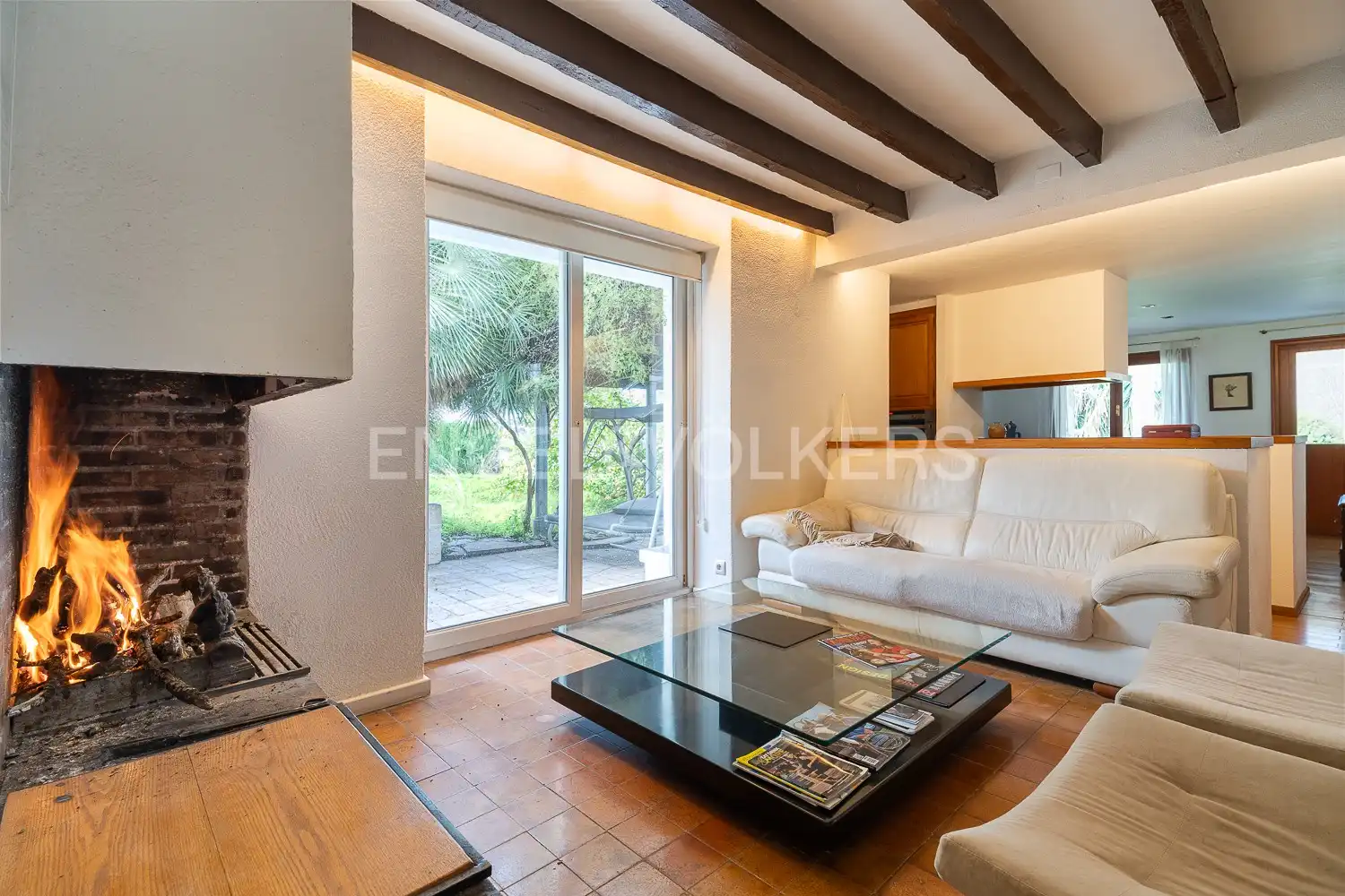 Living room of Houses for sale in Dénia  with Heating, Private garden and Parquet flooring