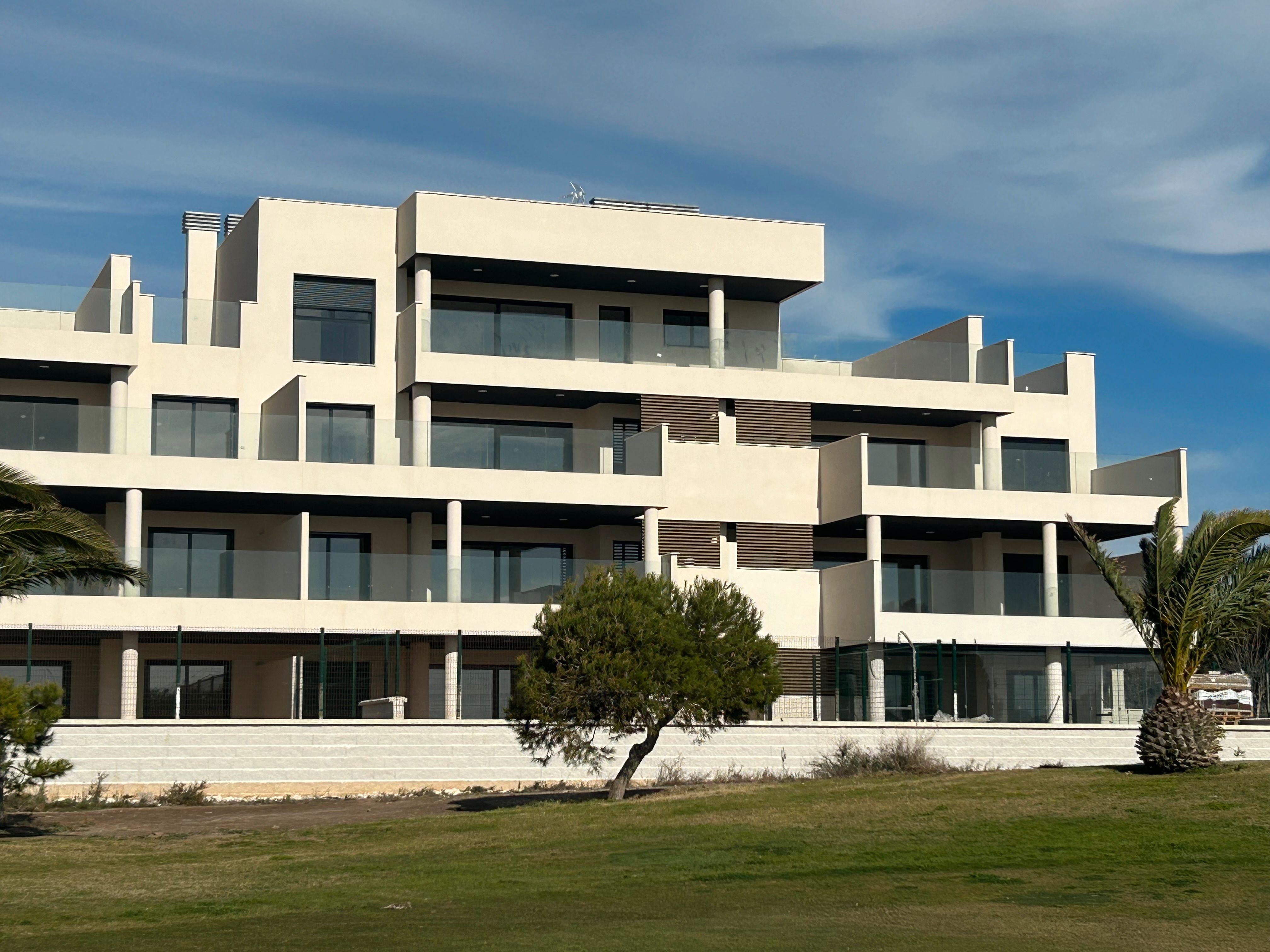 Exterior view of Flat for sale in  Almería Capital  with Air Conditioner, Parquet flooring and Terrace