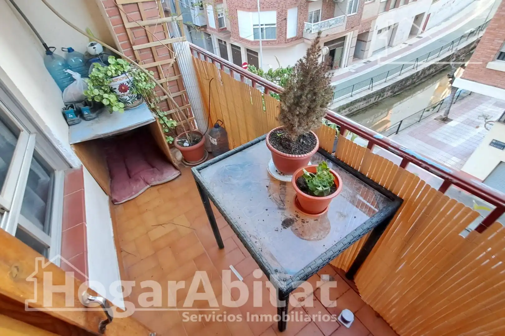 Terrasse von Wohnung zum Verkauf in Vila-real mit Klimaanlage, Abstellraum und Möbliert