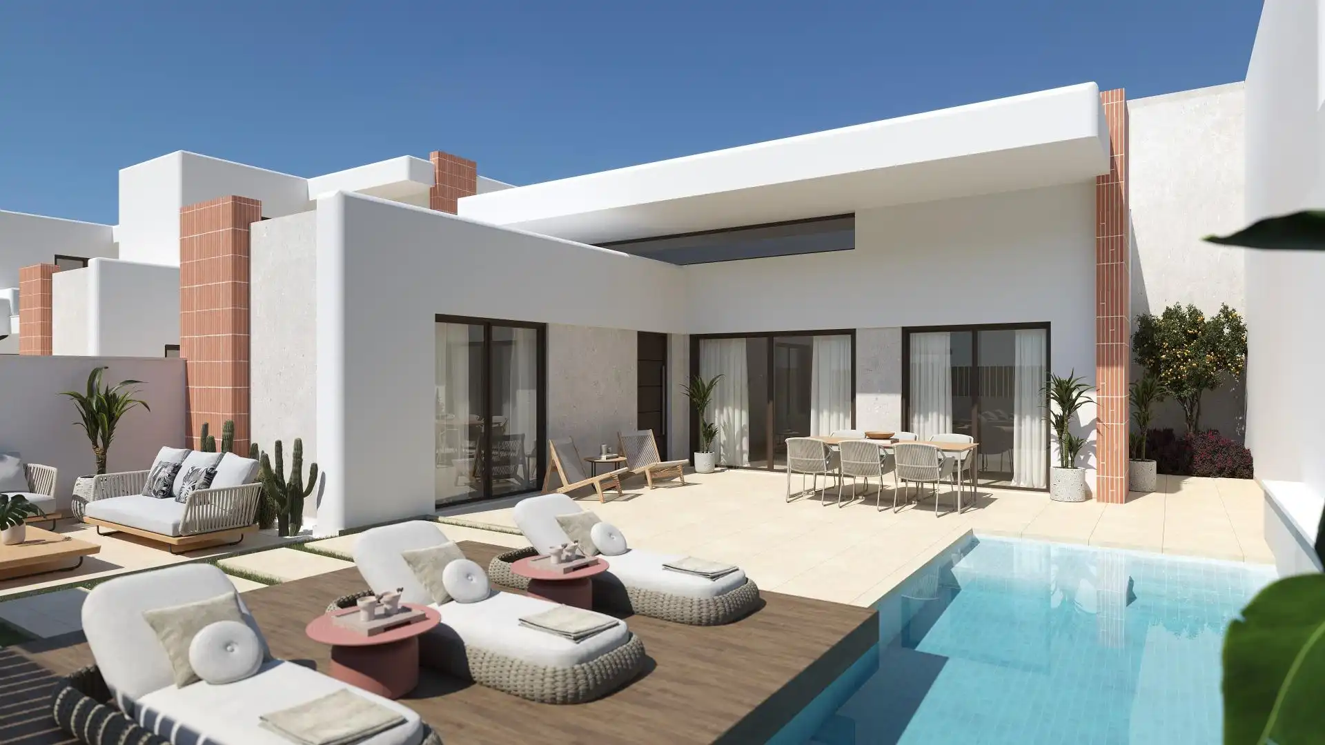 Terrace of Houses for sale in Torre-Pacheco  with Air Conditioner, Private garden and Terrace