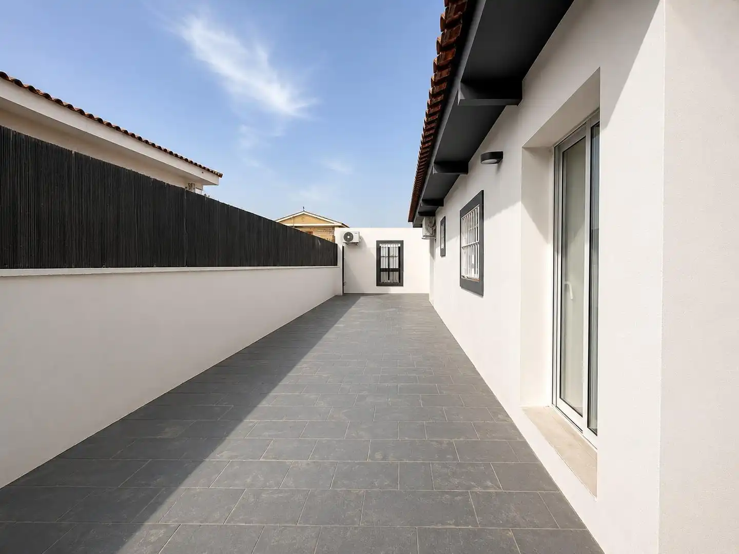 Terrasse von Haus oder Chalet zur Miete in Bétera mit Klimaanlage, Abstellraum und Schwimmbad