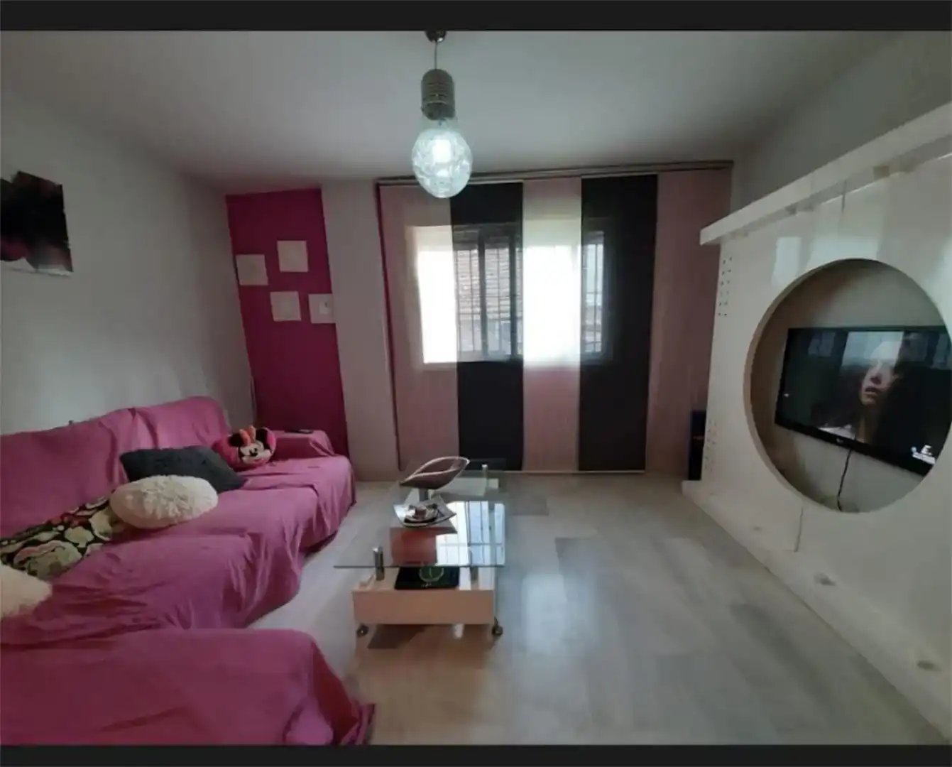 Living room of Flat for share in Málaga  with Furnished, Oven and Washing machine