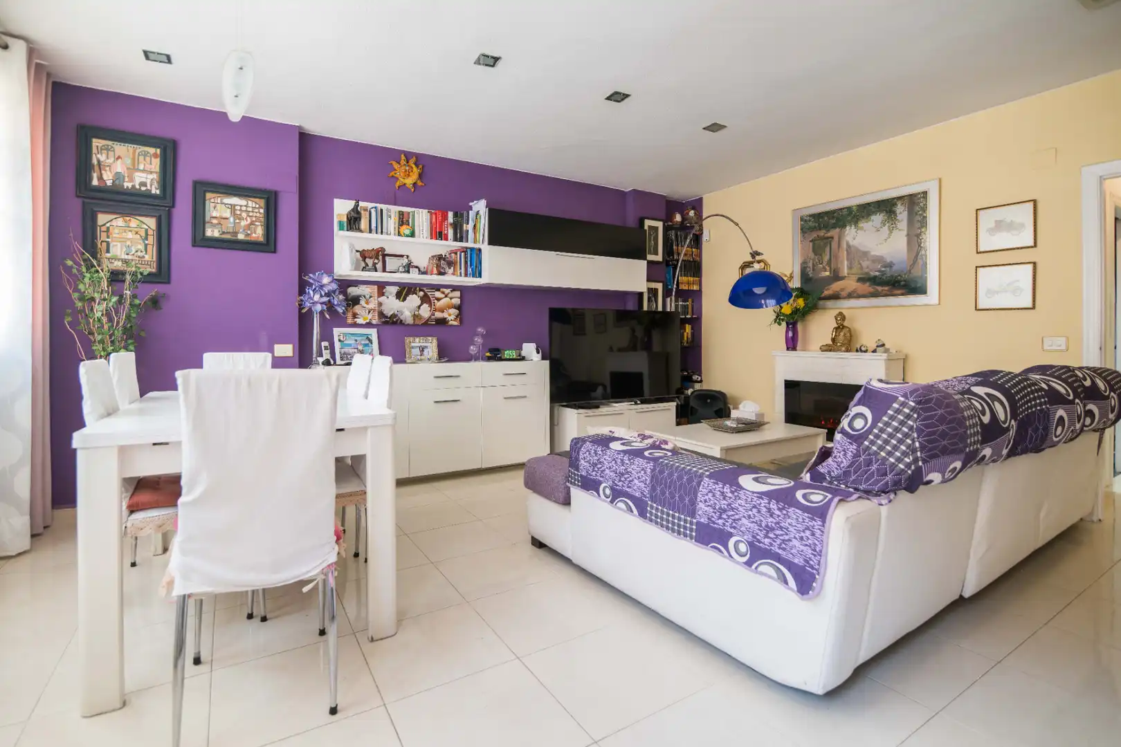 Sala de estar de Dúplex en venta en Sagunto / Sagunt con Aire acondicionado, Calefacción y Terraza