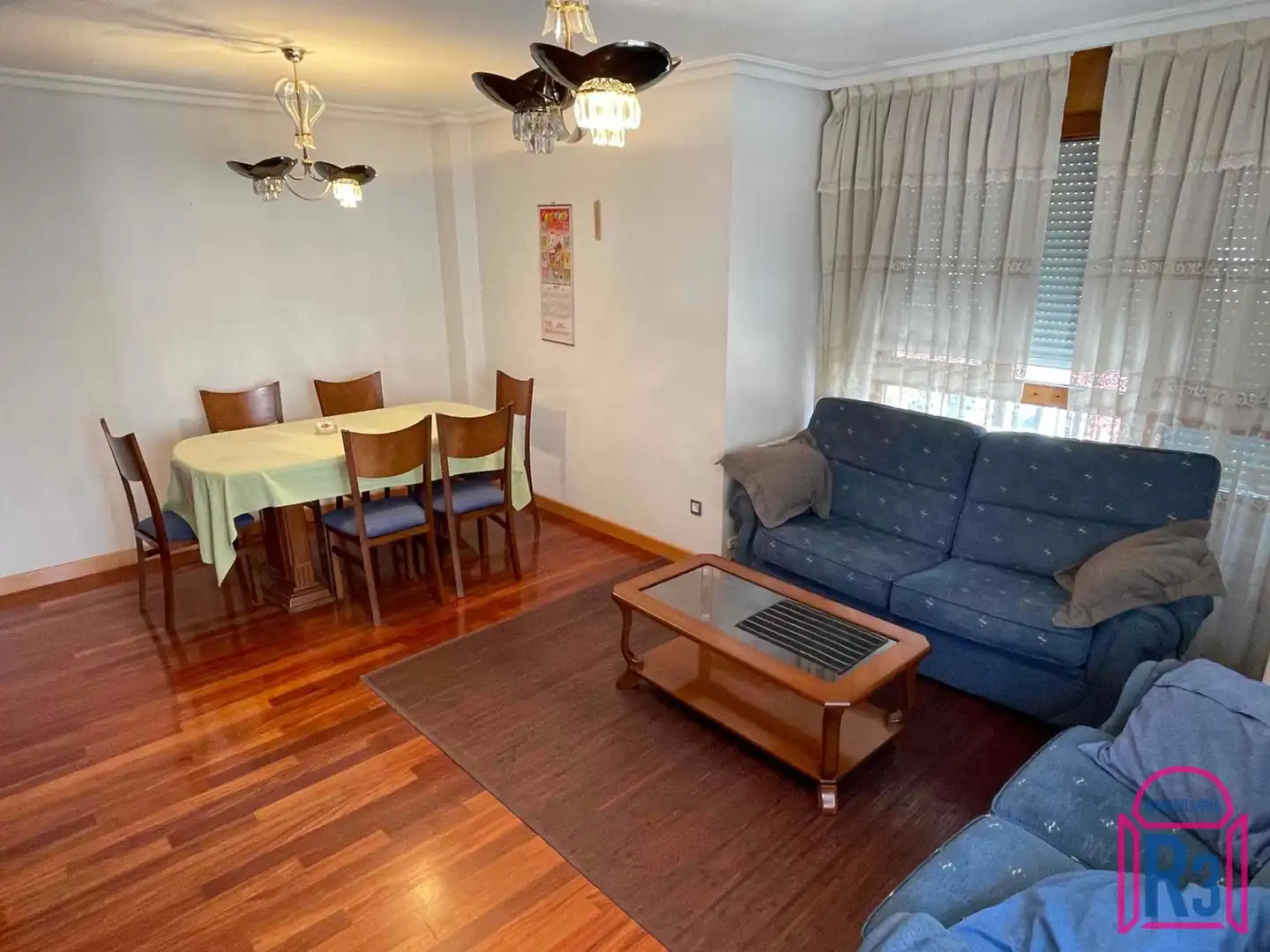 Living room of Flat for rent in Villaquilambre  with Heating, Terrace and Furnished
