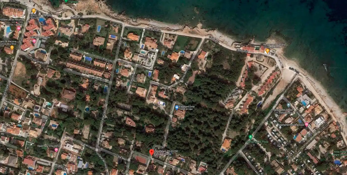 Außenansicht von Haus oder Chalet zur Miete in Dénia mit Klimaanlage, Heizung und Privatgarten