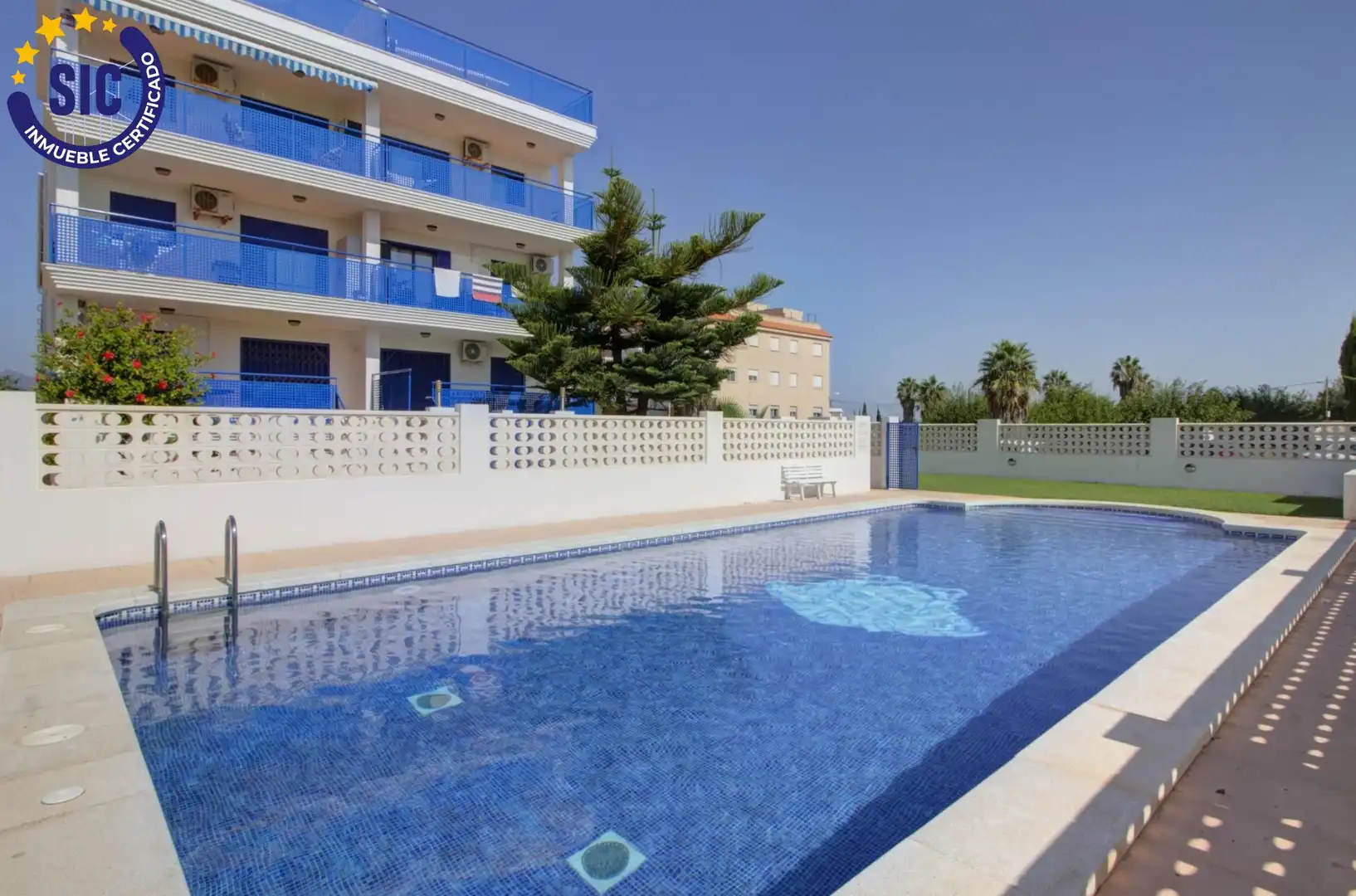 Schwimmbecken von Maisonette zum Verkauf in Nules mit Klimaanlage, Privatgarten und Terrasse