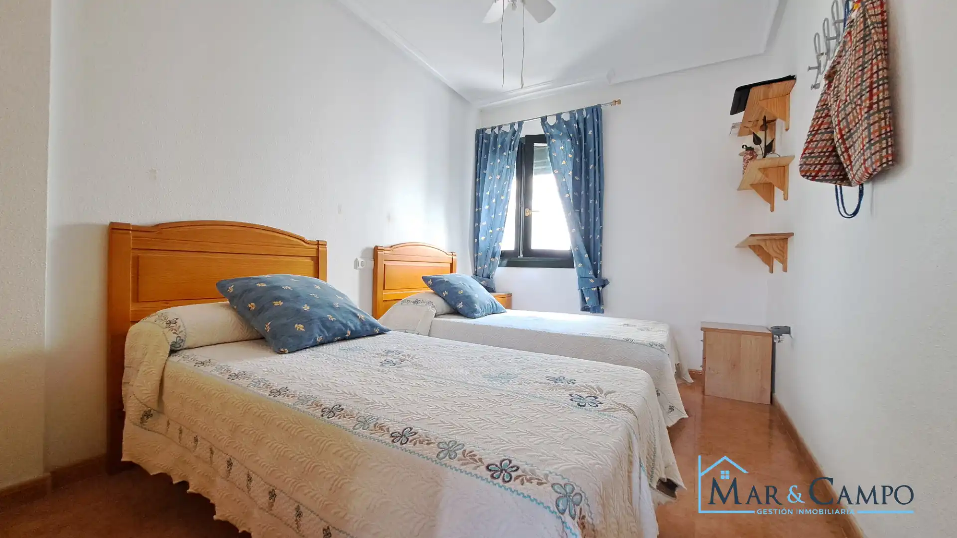 Bedroom of Flat for sale in Los Alcázares  with Terrace, Furnished and Balcony