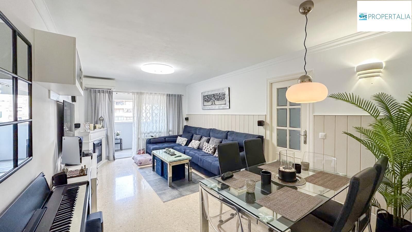 Living room of Flat for sale in Málaga Capital  with Air Conditioner, Heating and Terrace
