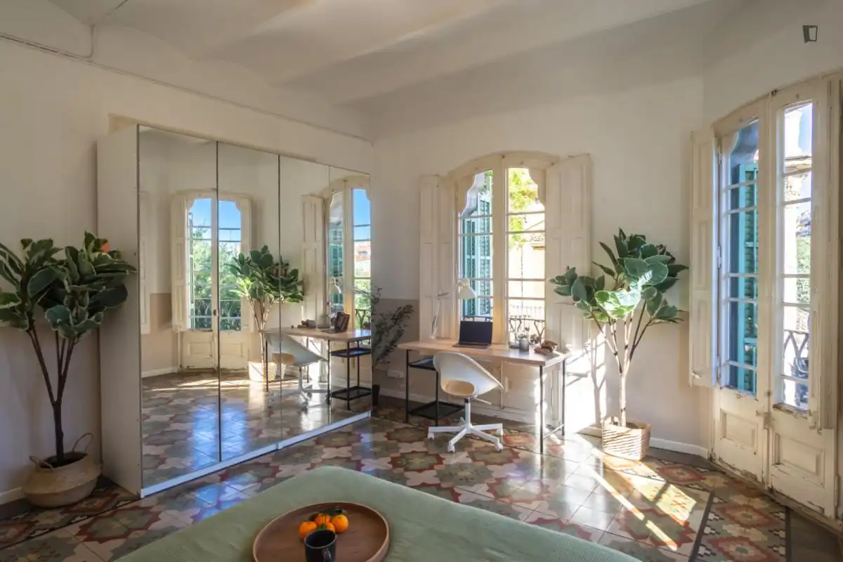 Sala de estar de Apartamento para compartir en  Palma de Mallorca con Amueblado, Horno y Lavadora