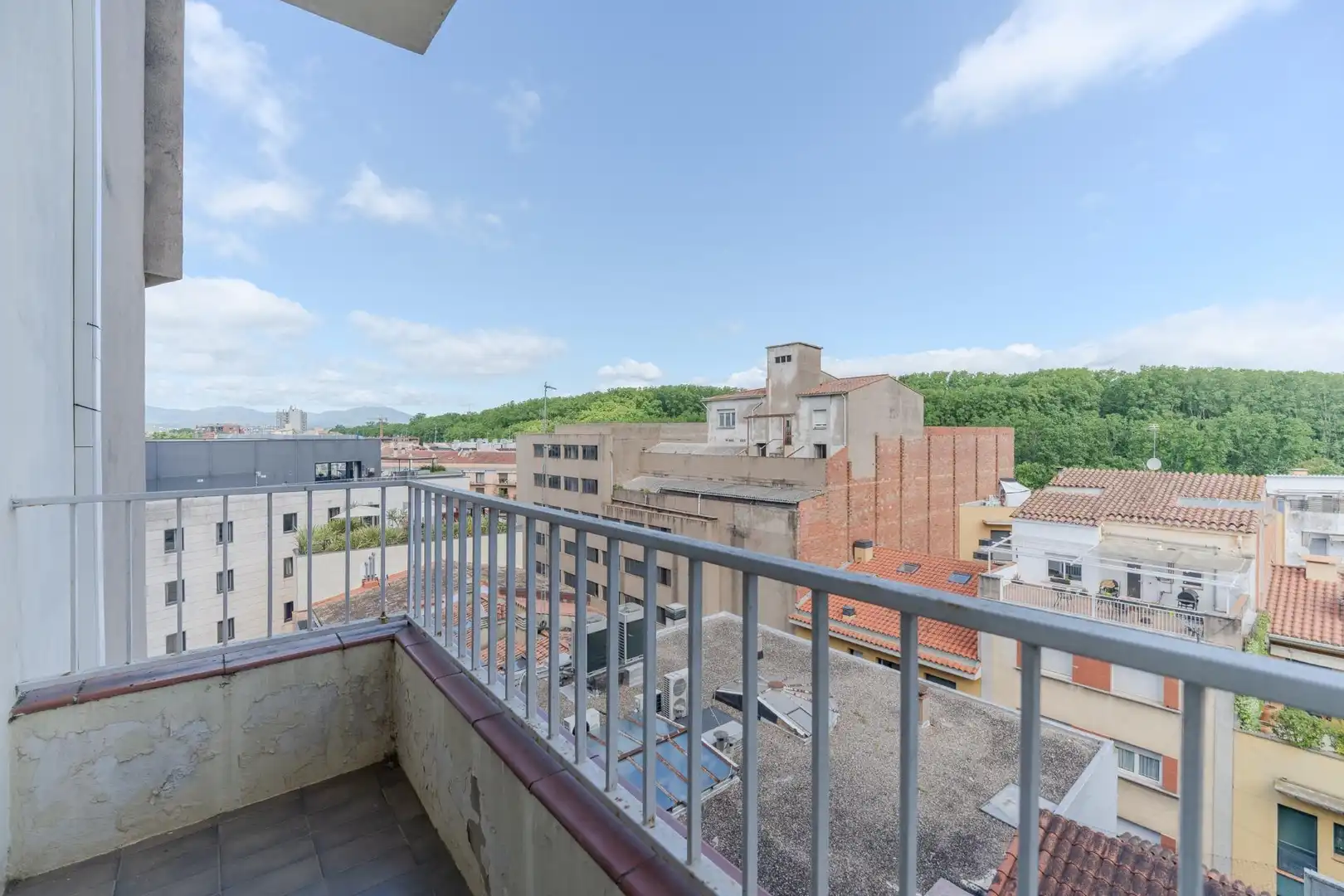 Terrassa de Apartament de lloguer en Girona amb Calefacció, Parquet i Terrassa