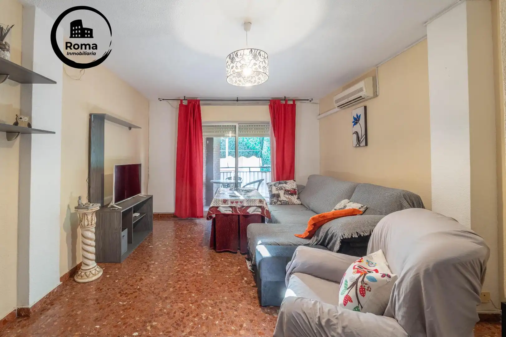 Sala de estar de Piso en venta en Maracena con Aire acondicionado, Amueblado y Balcón