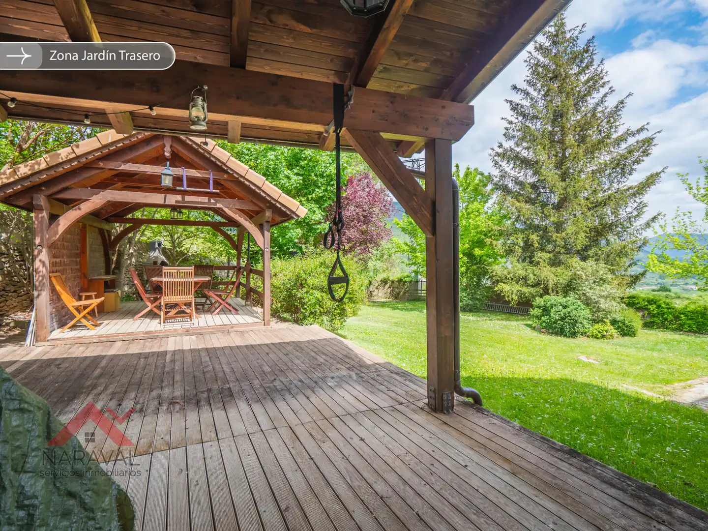 Terraza de Casa o chalet en venta en Fiscal con Aire acondicionado, Calefacción y Jardín privado