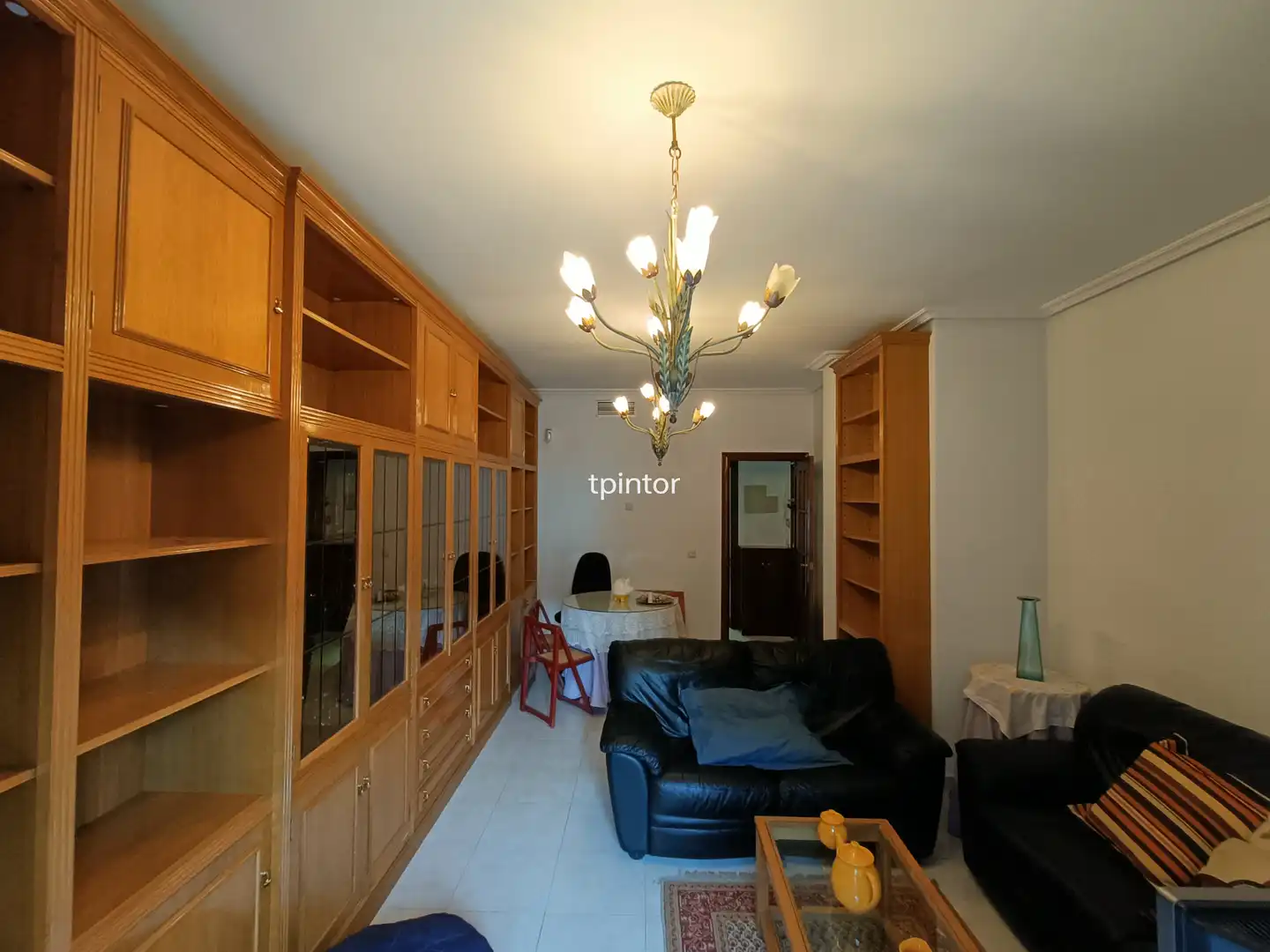 Living room of Flat for rent in Cáceres  with Air Conditioner, Heating and Private garden
